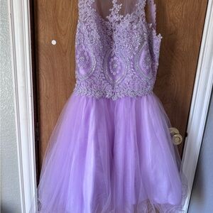 Elegant Lavender Dress